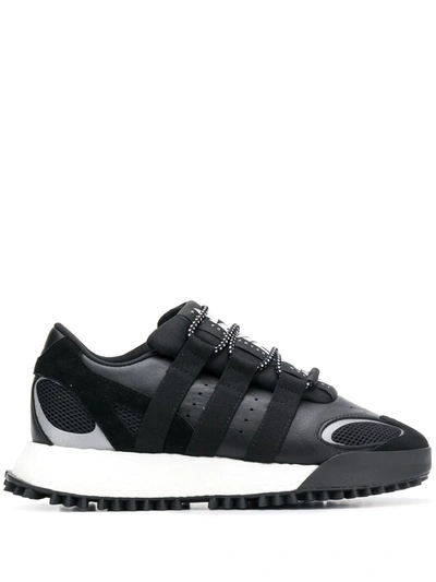 Adidas Originals By Alexander Wang Aw Wang Body Run Leather & Mesh Sneakers  In Core Black/ Core Bla | ModeSens