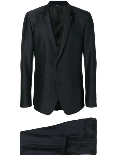 Shop Dolce & Gabbana Single-breasted Suit In Black