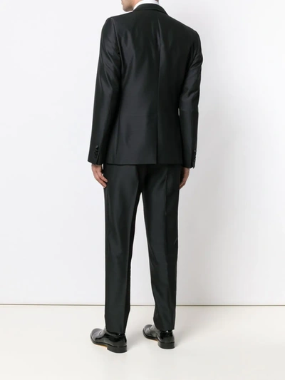Dolce & Gabbana Dolce E Gabbana Men Martini Wool And Silk Suit In Black