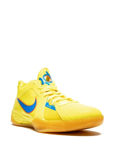 Shop Nike Zoom Kd 3 "christmas" Sneakers In Yellow