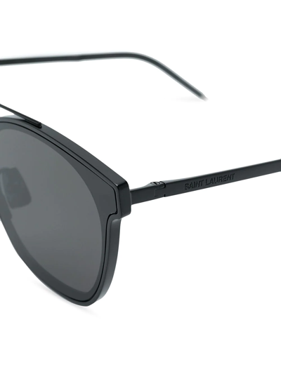 Saint Laurent Sl28 Sunglasses In Black