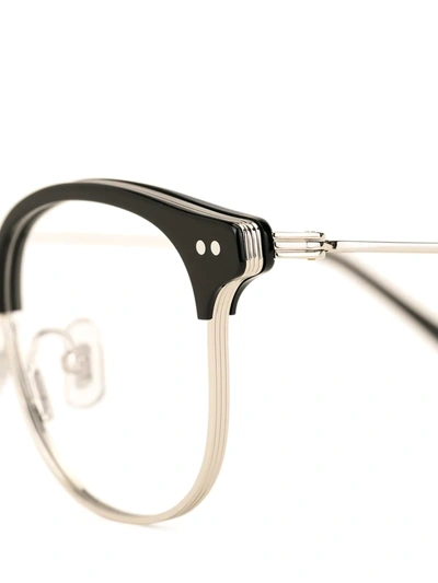 Shop Gentle Monster Alio 01 Round-frame Glasses In Black