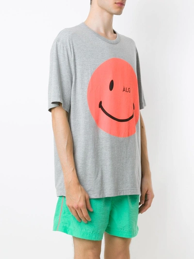 ÀLG MOLETOM OVERSIZED SMILEY - 灰色