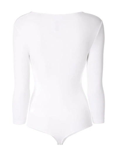 Wolford Tokio Thong Bodysuit In White