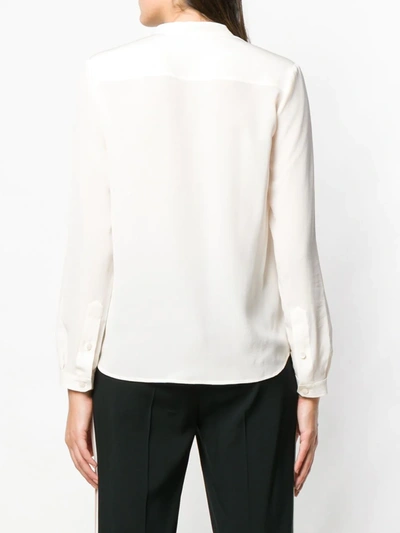 Shop Stella Mccartney Band Collar Blouse In White