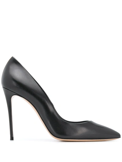 Shop Casadei Pointed Toe Pumps In Black