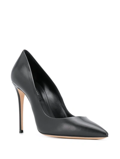 Shop Casadei Pointed Toe Pumps In Black