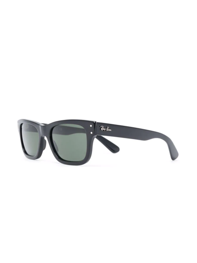 Ray Ban Mr Burbank Rectangular-frame Sunglasses In Schwarz