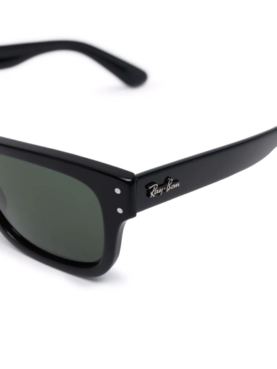Ray Ban Mr Burbank Rectangular-frame Sunglasses In Schwarz