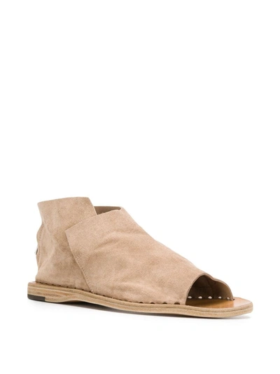 Shop Officine Creative Itaca/005 Zipped Sandals In Neutrals