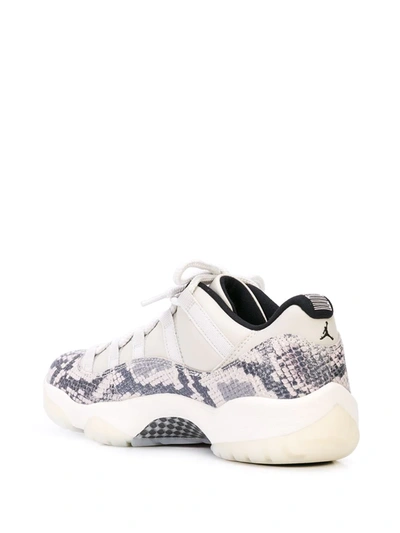 Nike Air Jordan 11 Retro Low "snakeskin Light Bone" Sneakers In Neutrals