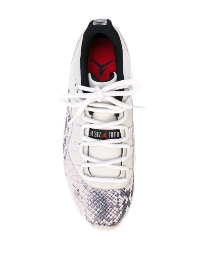 Nike Air Jordan 11 Retro Low "snakeskin Light Bone" Sneakers In Neutrals