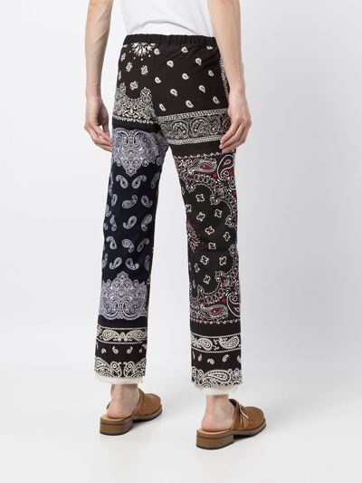 Children Of The Discordance Paisley Drawstring Trousers In Multicolour