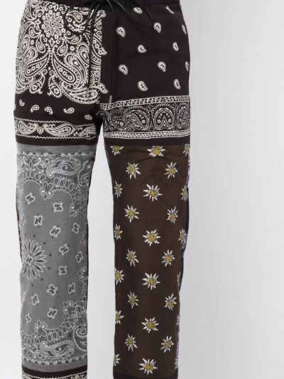 Children Of The Discordance Paisley Drawstring Trousers In Multicolour