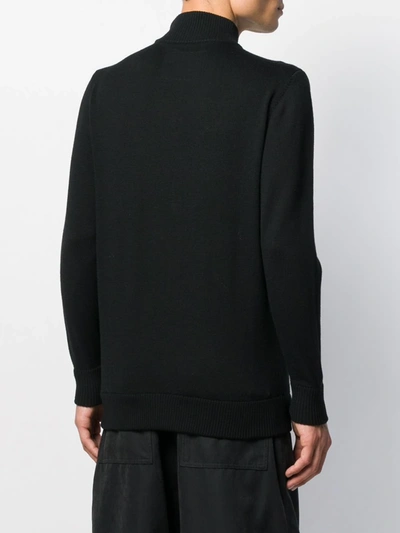 Shop A-cold-wall* Knitted Logo Jumper In Black