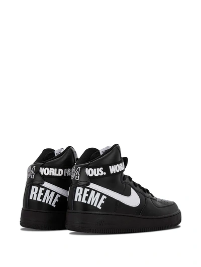 Nike X Supreme Air Force 1 High-top Sneakers In Black