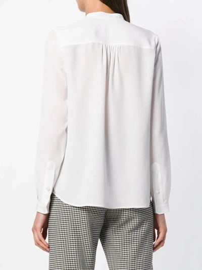 Shop Stella Mccartney Collarless Shirt In White