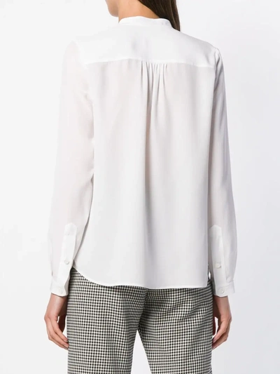 Stella Mccartney Collarless Shirt In White