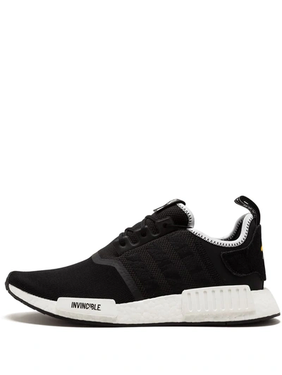 Shop Adidas Originals X Invincible X Neighborhood Nmd_r1 Sneakers In Black