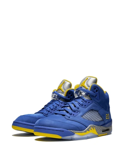 Jordan Air  5 Retro Sneakers In Blue