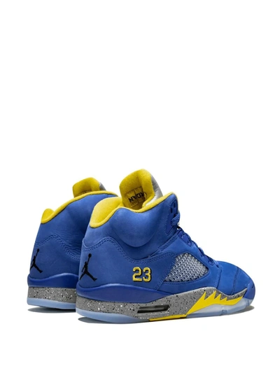 Jordan Air  5 Retro Sneakers In Blue