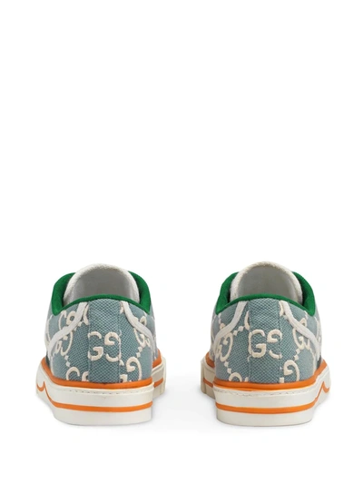 Shop Gucci Tennis 1977 Low-top Sneakers In Blue