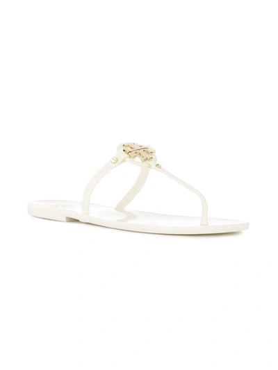 Shop Tory Burch Mini Miller Jelly Sandals In White