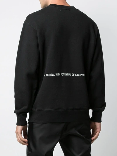 Shop Ambush Crew-neck Logo Sweatshirt In Black