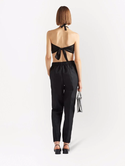 Shop Prada Re-nylon Track Pants In Black
