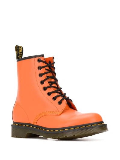 Shop Dr. Martens 1460 40mm Lace-up Ankle Boots In Orange
