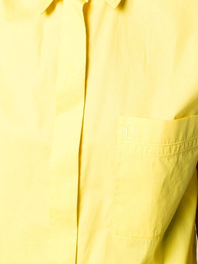 Pre-owned Hermes  Sleeveless Shirt In Yellow