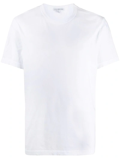 Shop James Perse Short Sleeved T-shirt In White