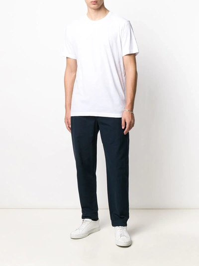 Shop James Perse Short Sleeved T-shirt In White