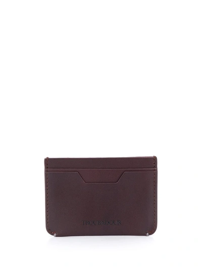 Shop Troubadour Card Holder Wallet In Red