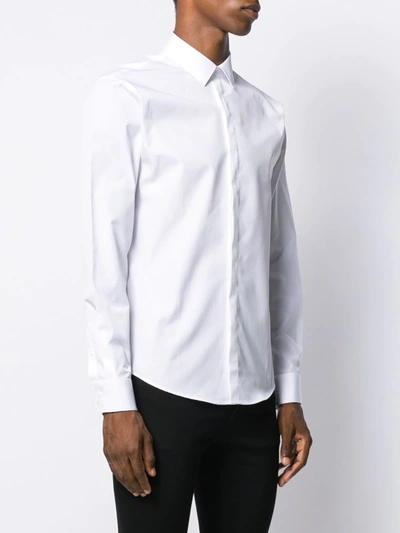 Shop Sandro Button-up Shirt In White