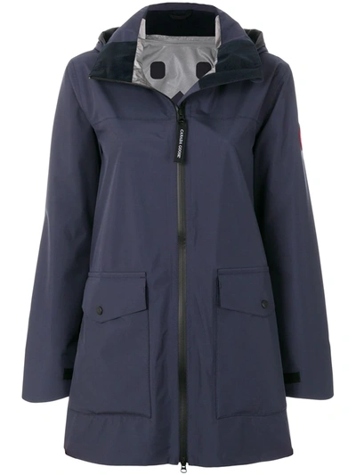 Shop Canada Goose Wolfville Coat In Blue