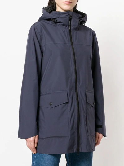 Shop Canada Goose Wolfville Coat In Blue