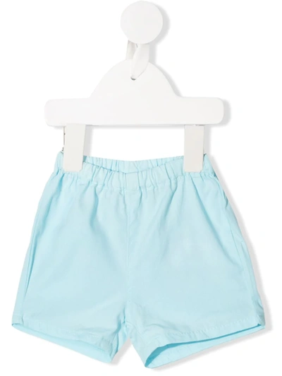 Shop Knot Elasticated Shorts In Blue