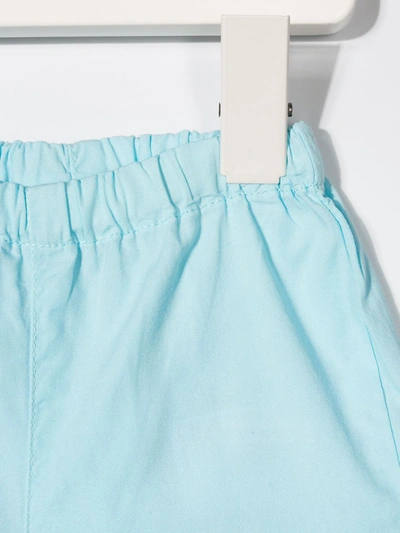 Shop Knot Elasticated Shorts In Blue