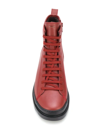 Camper Brutus Lace-up Boots In Brown