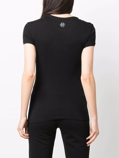 Philipp Plein Logo-print T-shirt In Black