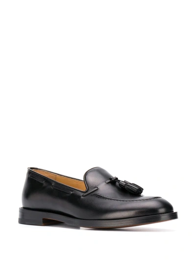 Shop Scarosso William Tassel Loafers In Black