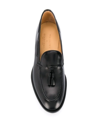 Shop Scarosso William Tassel Loafers In Black