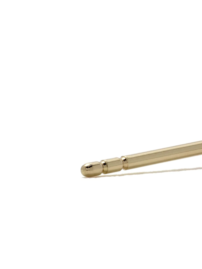 Wouters & Hendrix Gold 18kt Gold Diamond Stud Single Earring In Yellow Gold/white Gold