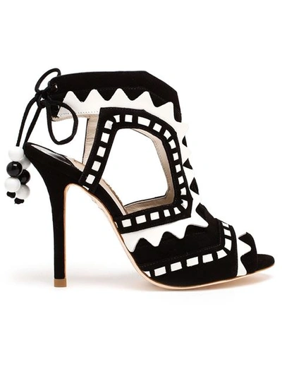 Sophia Webster 'riko' Sandals In Black-white