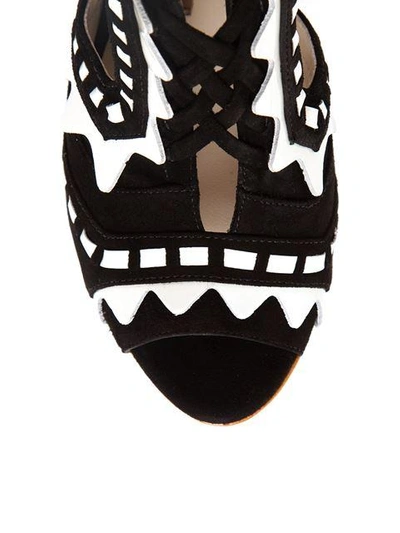 Shop Sophia Webster 'riko' Sandals In Black