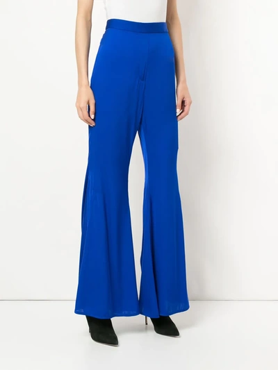 Shop Ellery Classic High-waisted Trousers In Blue