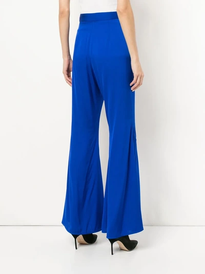 Shop Ellery Classic High-waisted Trousers In Blue