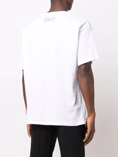 Shop Raf Simons Graphic-print T-shirt In White