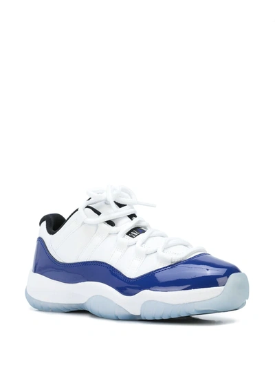 Nike Air Jordan 11 Low "concord Sketch" Sneakers In White